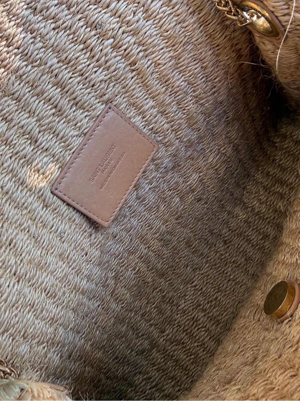 YSL Saint Laurent Raffia Bag - Picture 10 of 12